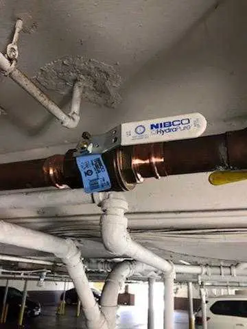 Copper pipe repair and valve work for Backflow Testing in Newark